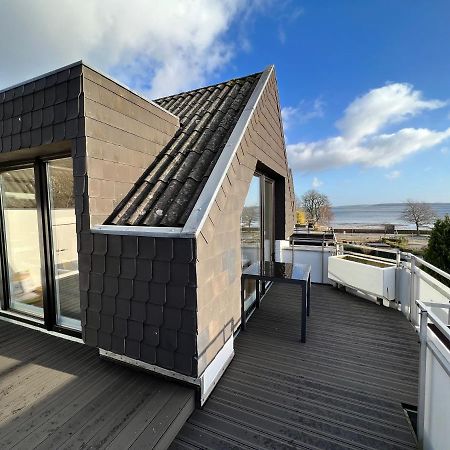 Beach House II - Penthousewohnung In Bestlage Mit Sonniger Dachterrasse Und Top Meerblick Harrislee Esterno foto