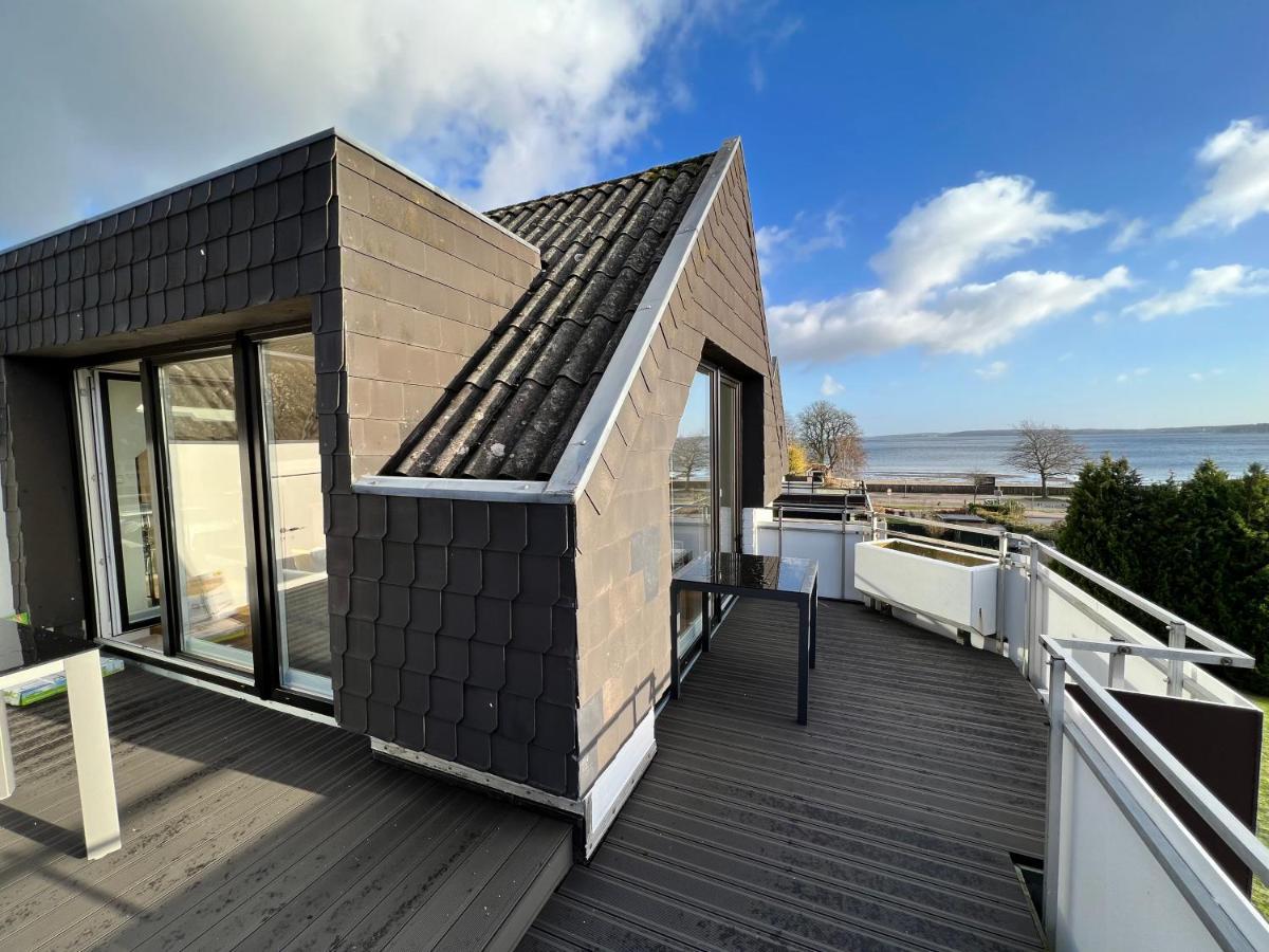 Beach House II - Penthousewohnung In Bestlage Mit Sonniger Dachterrasse Und Top Meerblick Harrislee Esterno foto