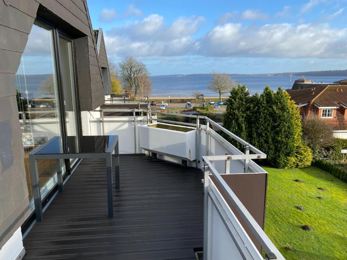 Beach House II - Penthousewohnung In Bestlage Mit Sonniger Dachterrasse Und Top Meerblick Harrislee Esterno foto